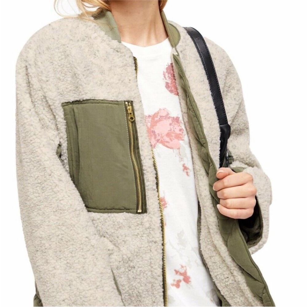 We The Free Rivington Sherpa Jacket Slouchy Desert